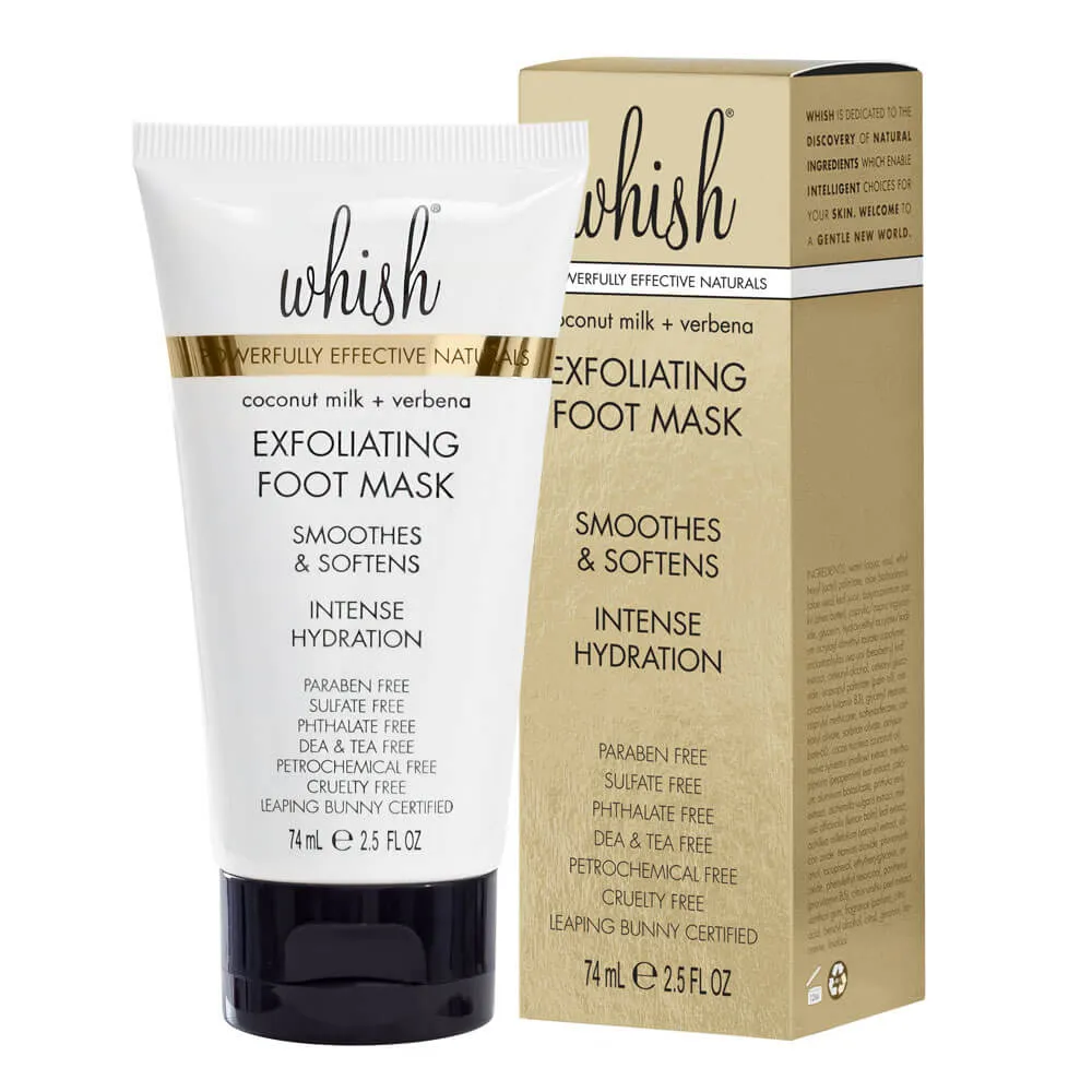 Coconut Milk   Verbena Exfoliating Foot Mask
