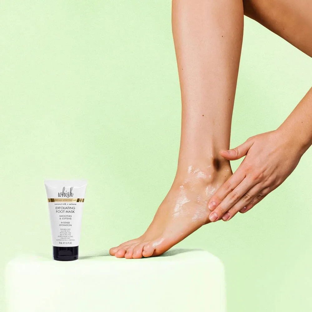 Coconut Milk   Verbena Exfoliating Foot Mask