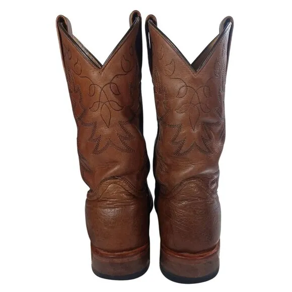 Cody James Men's Jameson Leather Western Boots Square Toe BCJSP21L4 8 1/3 D