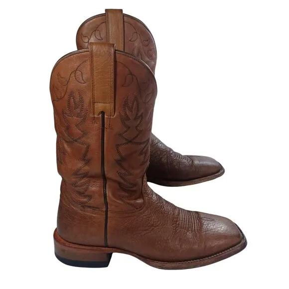 Cody James Men's Jameson Leather Western Boots Square Toe BCJSP21L4 8 1/3 D