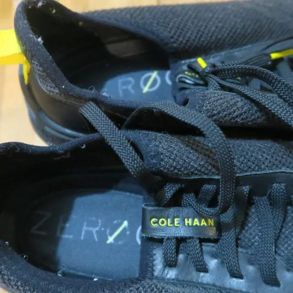 Cole Haan Generation Zerogrand C30172 Stitchlite Men's Size 12 Black Mesh Knit