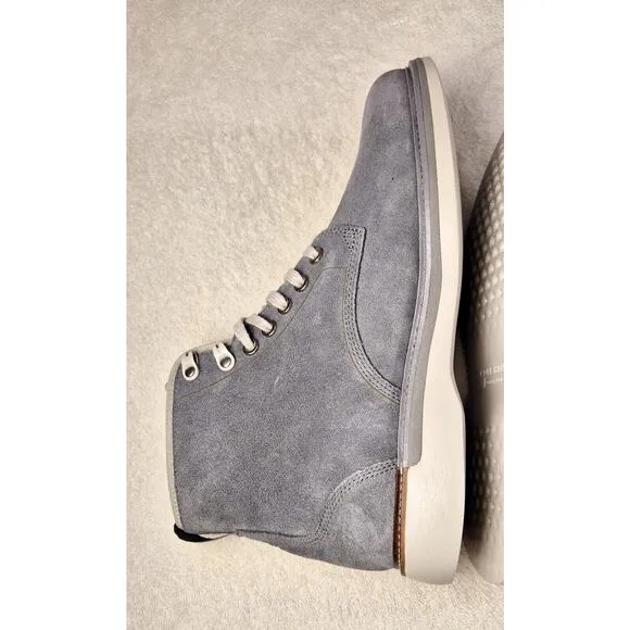 Cole Haan Grand 360 Grey Men's Suede Boots Casual High-Top Shoes #C34342 9.5 M