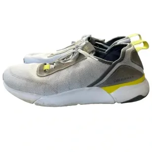 Cole Haan mens 11‎ white &amp; gray &amp; yellow comfort sneakers