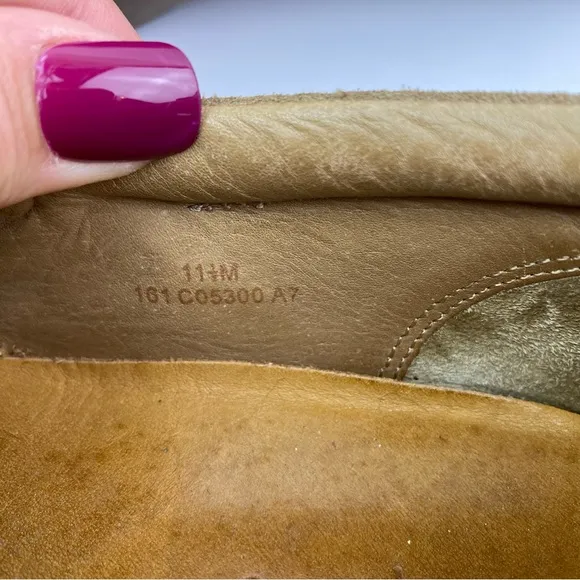 Cole Haan | Men's Tan Suede Leather Slip On Driver 11.5
