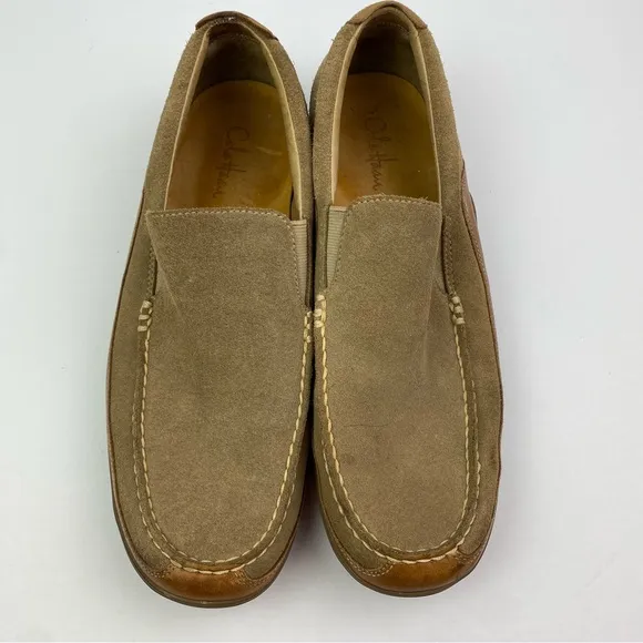 Cole Haan | Men's Tan Suede Leather Slip On Driver 11.5