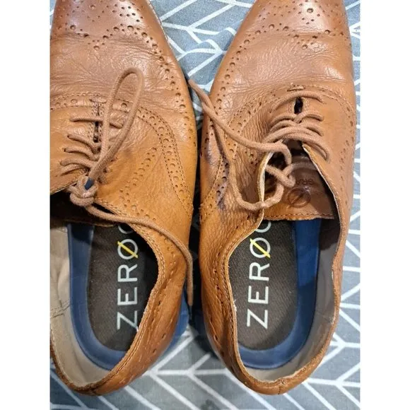 Cole Haan Men's Zerogrand Wing OX Oxford, british tan leather/java, 10 Med US