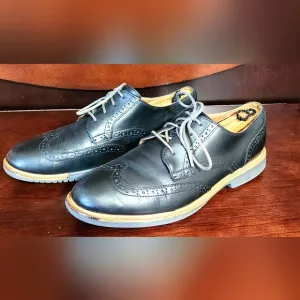 Cole Haan Original Grand OS Mens Size 9.5M  Wingtip Shoes Oxford Black