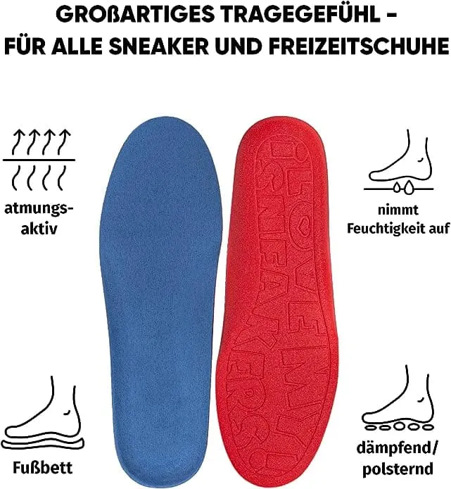 Comfort Fussbett für Sneaker