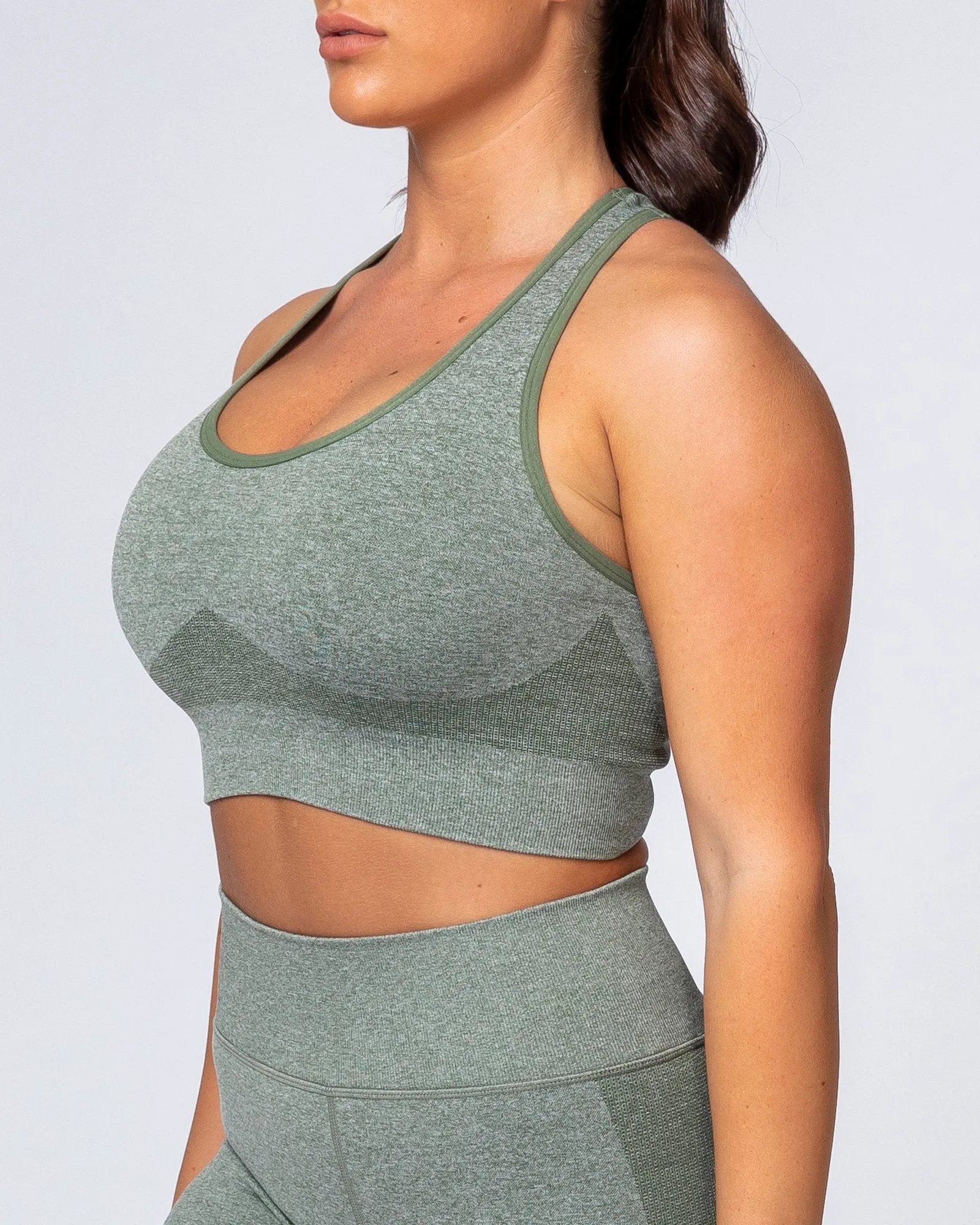 Comfort Seamless Bra - Khaki Marl