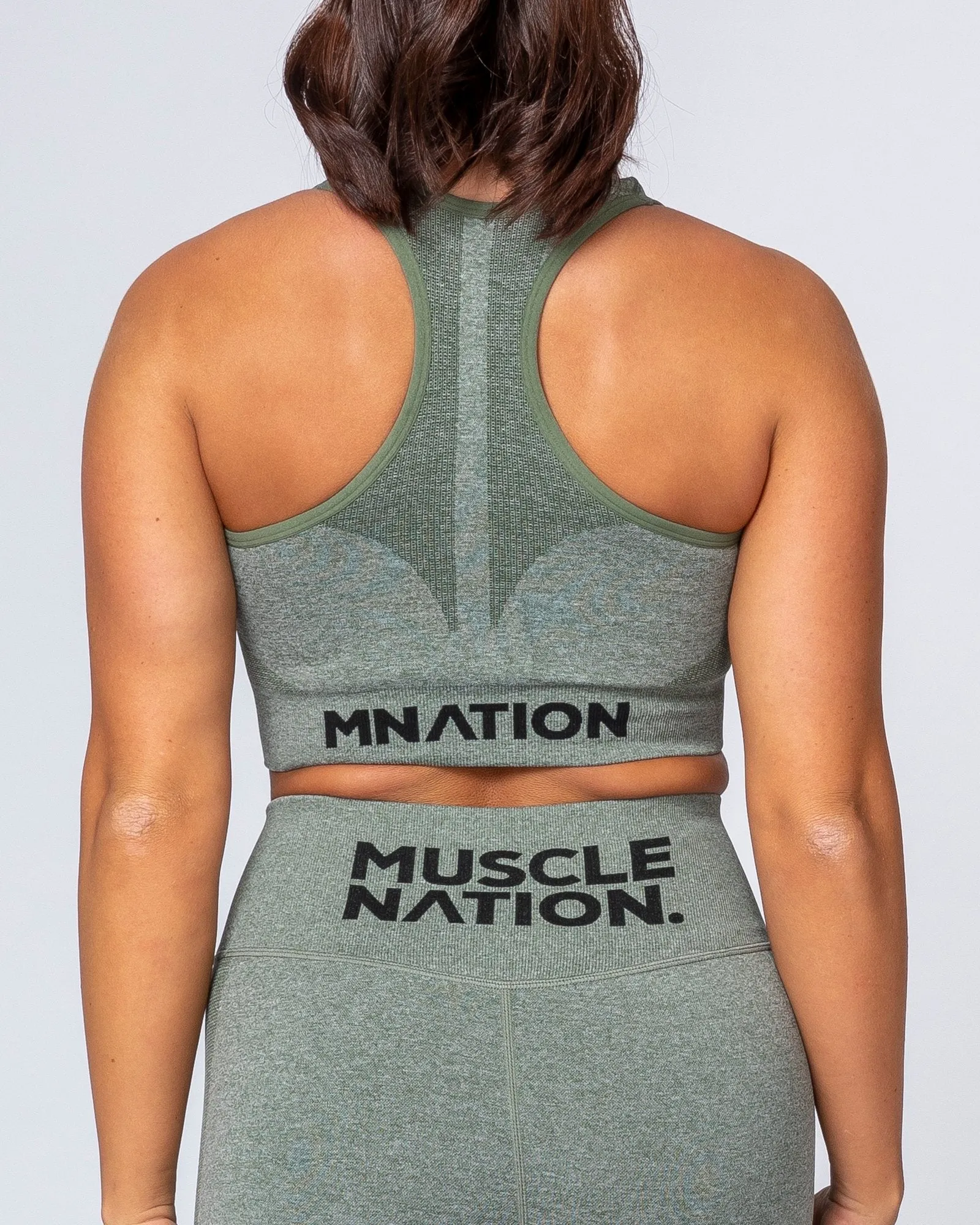 Comfort Seamless Bra - Khaki Marl