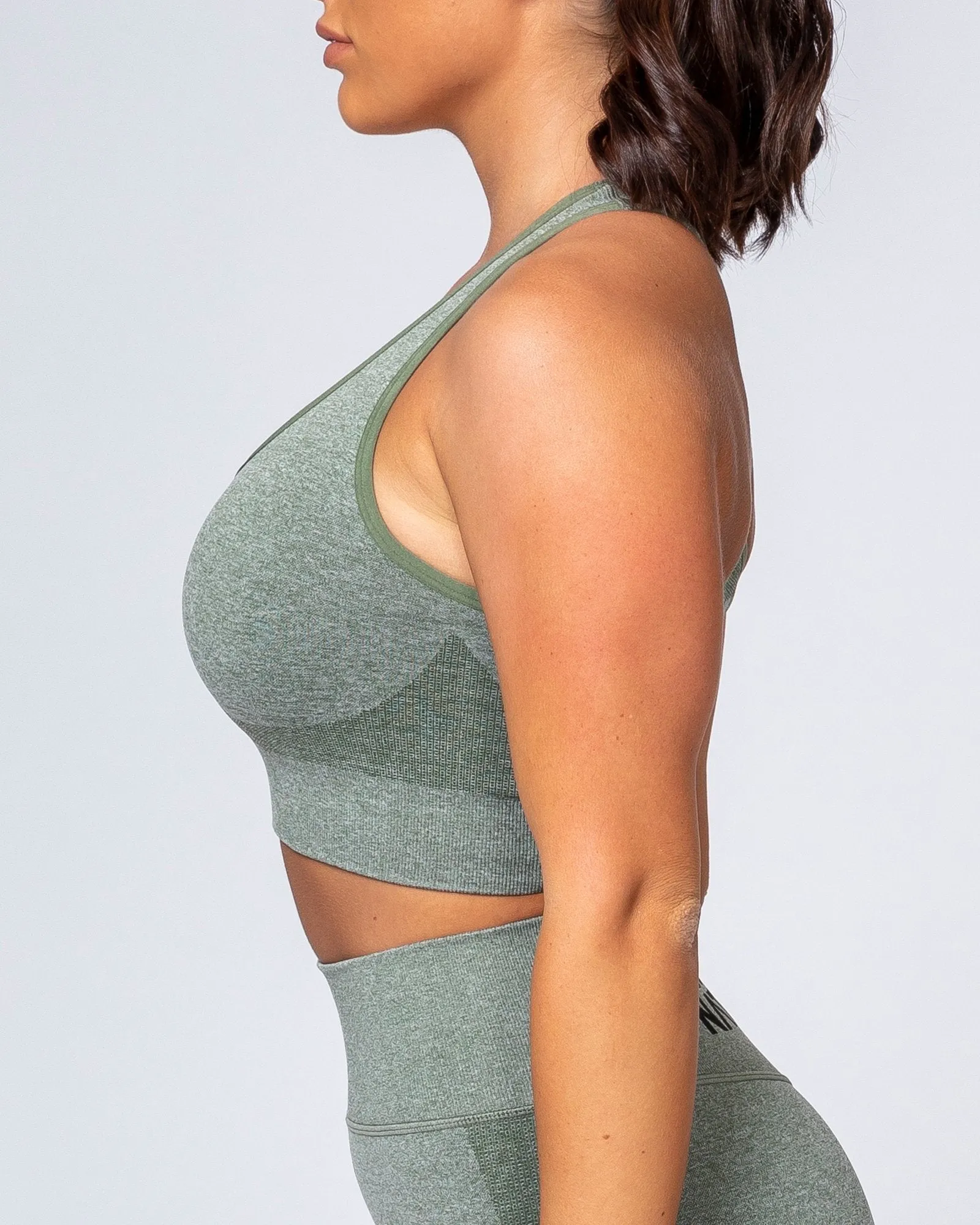 Comfort Seamless Bra - Khaki Marl