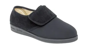 Comfylux LS812A Womens Wide Fit Touch Fastening Slipper