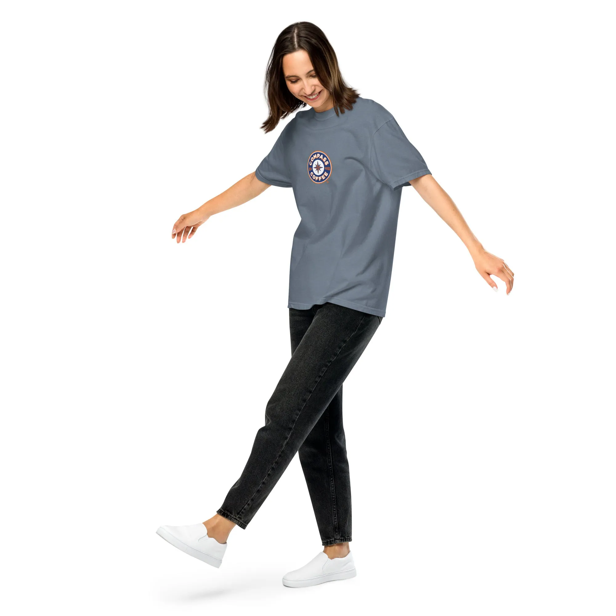 Compass Coffee Heavyweight Tee