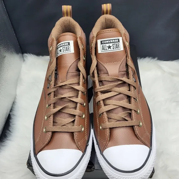 Converse Men's Brown High-Top Sneakers