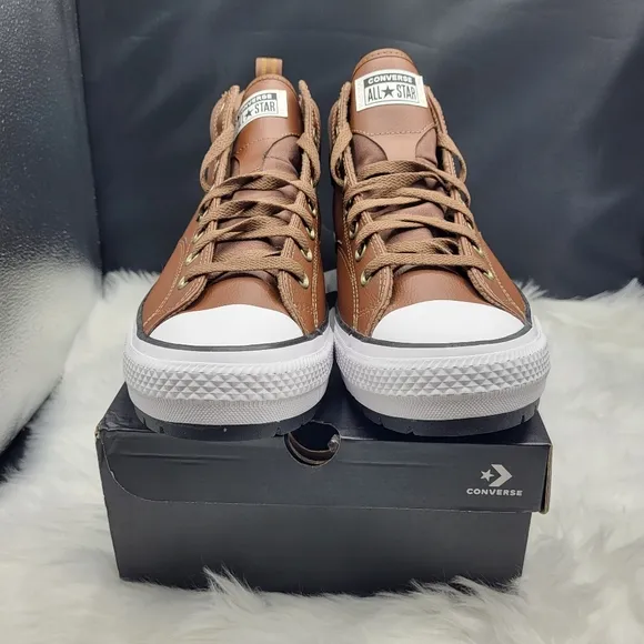 Converse Men's Brown High-Top Sneakers