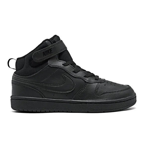 COPY - Nike Little Kids Court Borough Mid 2 Stay-Put Closure Casual Sneakers