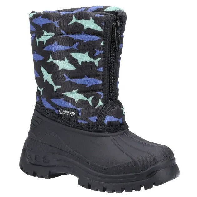 Cotswold Iceberg Kids Weather Zip-Top Snow Boots