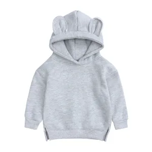 Cotton Bear Hoodie - Grey