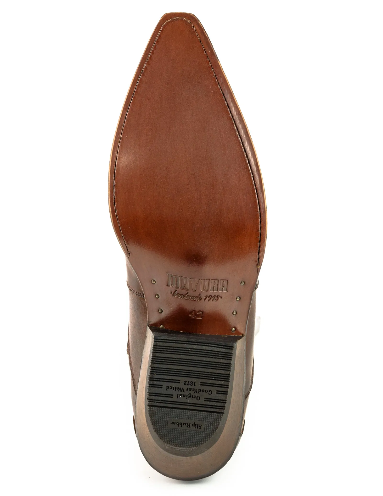 Cowboy Boots or Ankle Boots for Women and Men Handcrafted Brown Leather Urban 1931