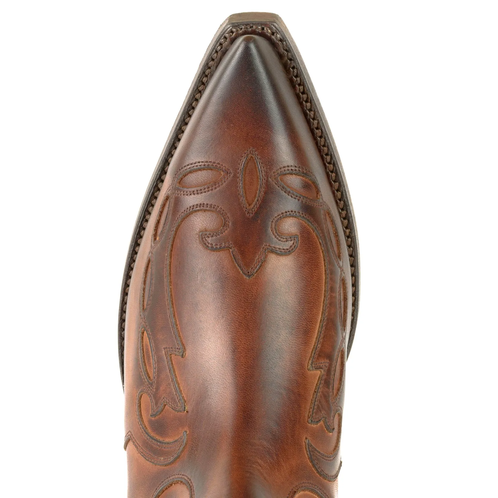 Cowboy Boots or Ankle Boots for Women and Men Handcrafted Brown Leather Urban 1931