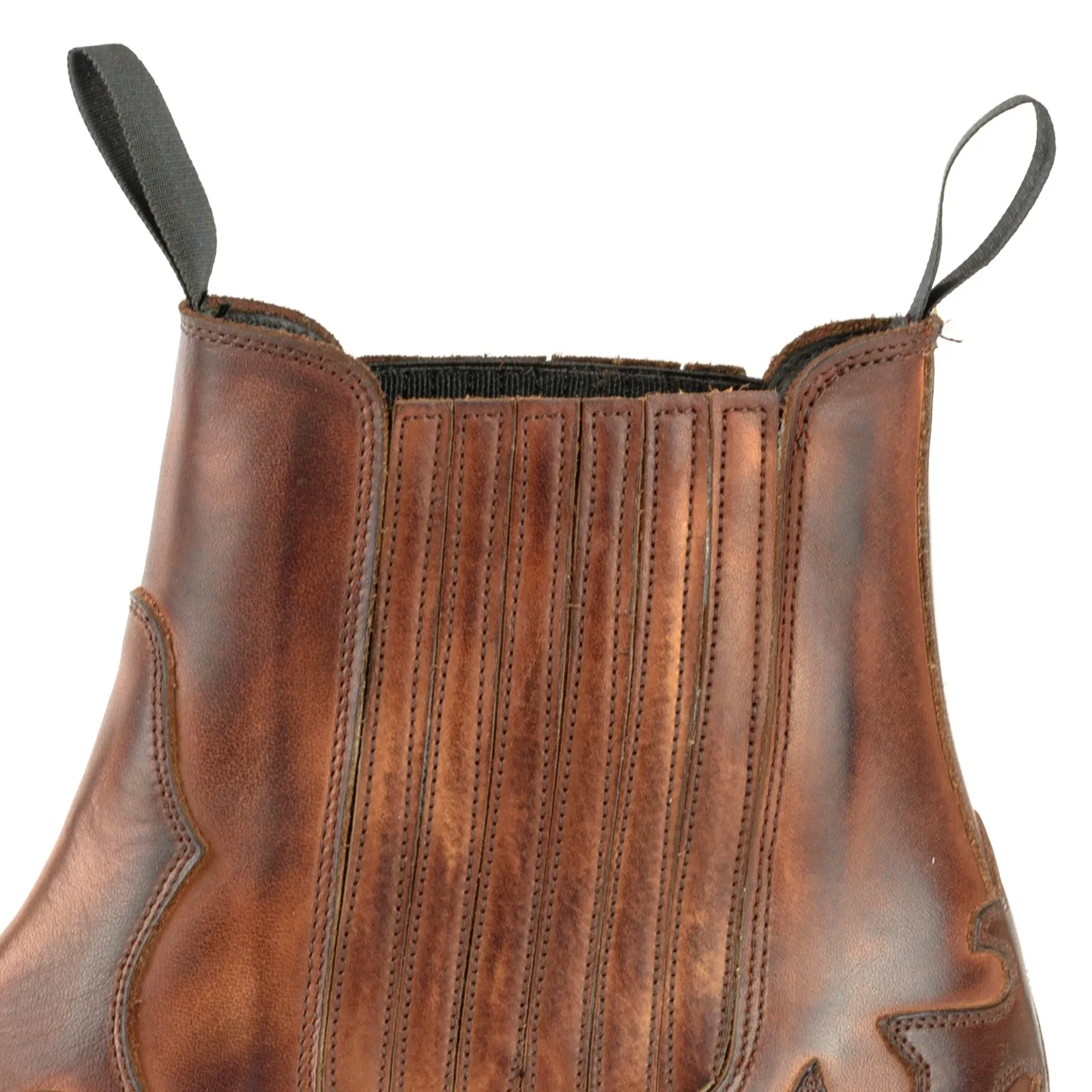 Cowboy Boots or Ankle Boots for Women and Men Handcrafted Brown Leather Urban 1931
