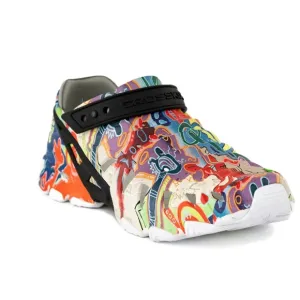 CROSSKIX Multicolored 2.0 NYC Graffiti LE Closed Toe Lightweight Water Shoes 11