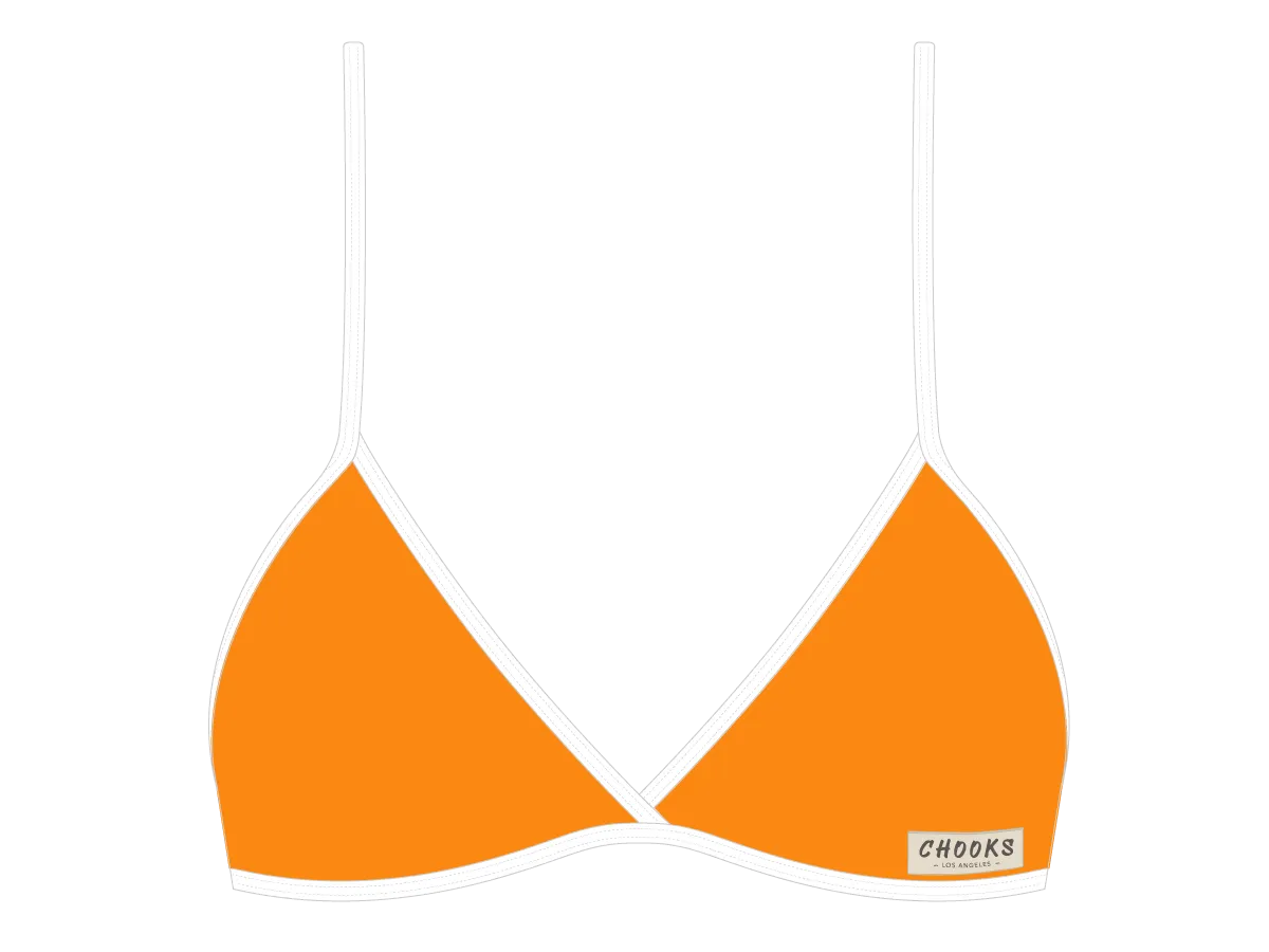 Cruise Orange Fitted Top II