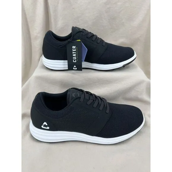 Cuater‎ By Travis Mathew Golf Shoes Mens 8 Black Moneymaker Spikeless Sneaker