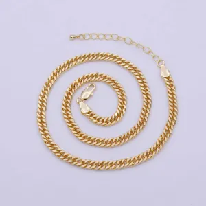 Cuban Gold Chain Necklace || 5mm