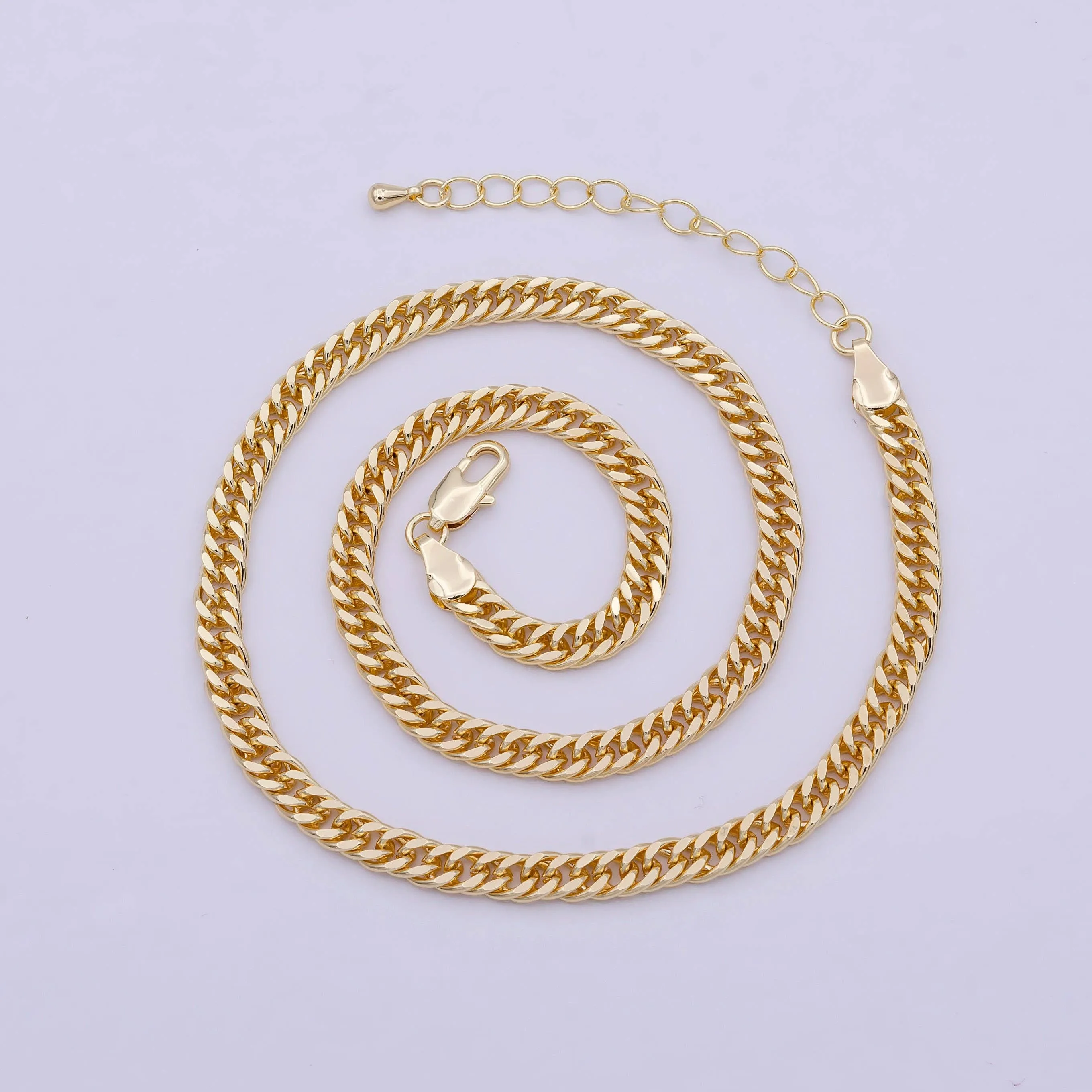 Cuban Gold Chain Necklace || 5mm