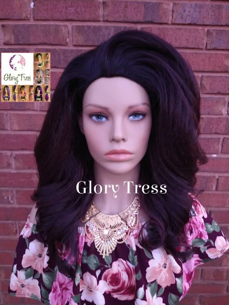 Curly Half Wig, Wigs, African American Wig, Kinky Curly Wig, Natural Yaki Wig, Blown Out Hairstyle, Ready To Ship // MARTHA