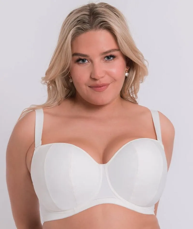 Curvy Kate Luxe Strapless Bra - Pearl Ivory