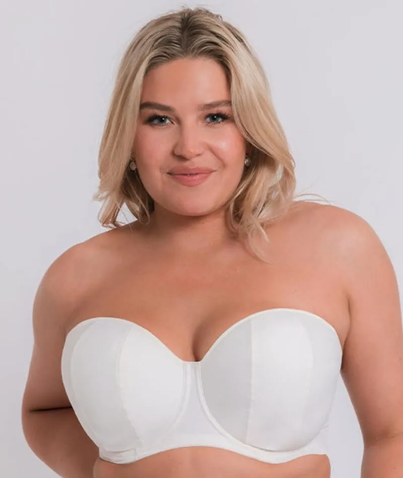 Curvy Kate Luxe Strapless Bra - Pearl Ivory