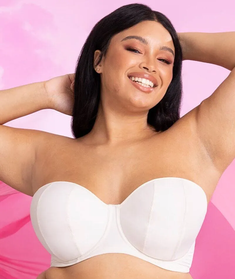 Curvy Kate Luxe Strapless Bra - Pearl Ivory