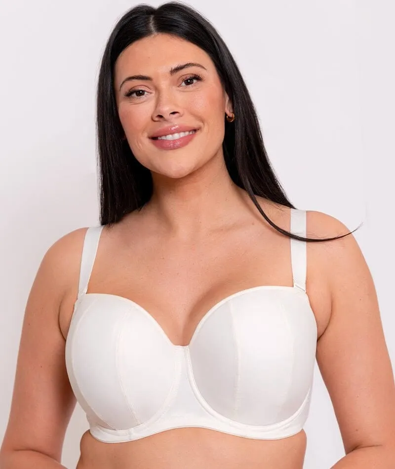 Curvy Kate Luxe Strapless Bra - Pearl Ivory