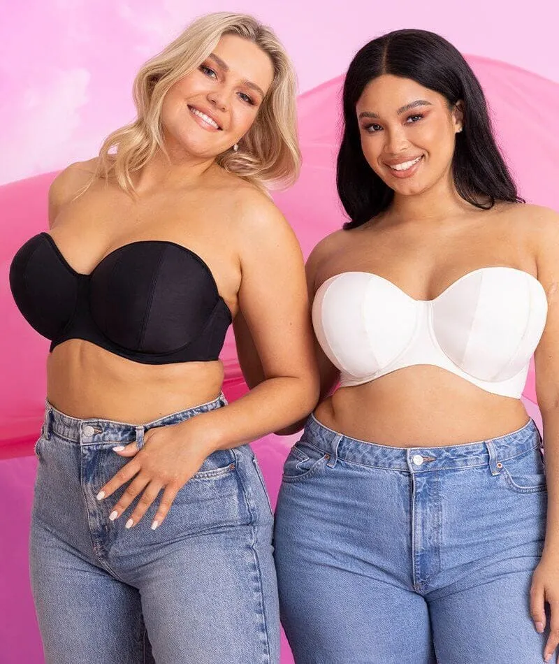 Curvy Kate Luxe Strapless Bra - Pearl Ivory