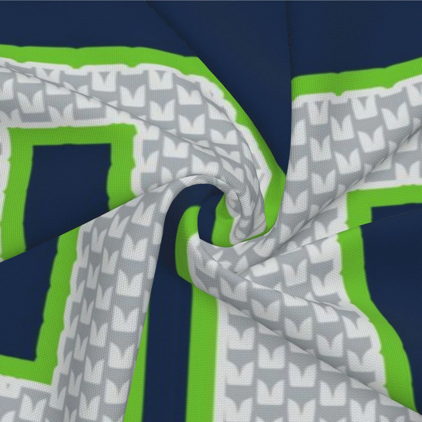 Custom Navy Seattle Seahawks Decorative Throw Pillow Case - Print Personalized Football Team Fans Name & Number Birthday Gift