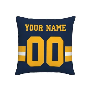 Customized Green Bay Packers Football Team Decorative Throw Pillow Case Print Personalized Football Style Fans Letters & Number Navy Pillowcase Birthday Gift