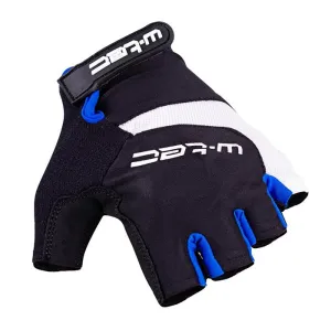 Cycling Fingerless Gloves Jaynee, Gel Padded size S - Black Blue