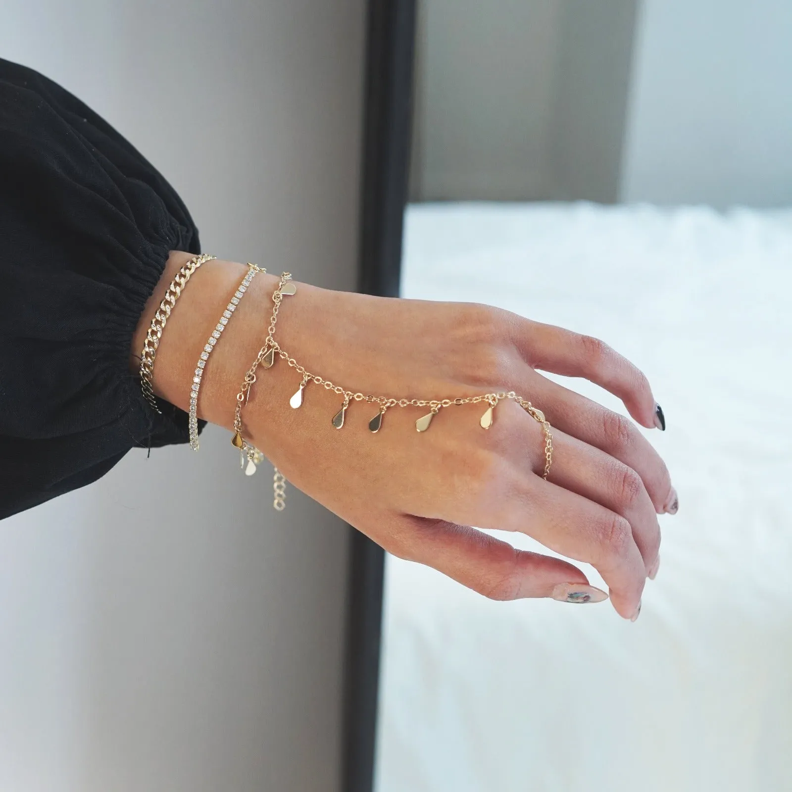 CZ Snake Cuff Bracelet