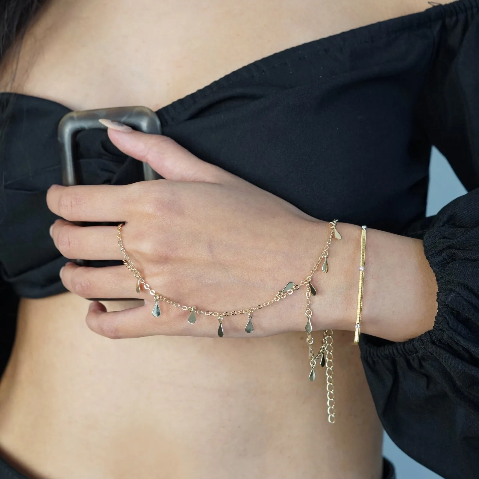 CZ Snake Cuff Bracelet