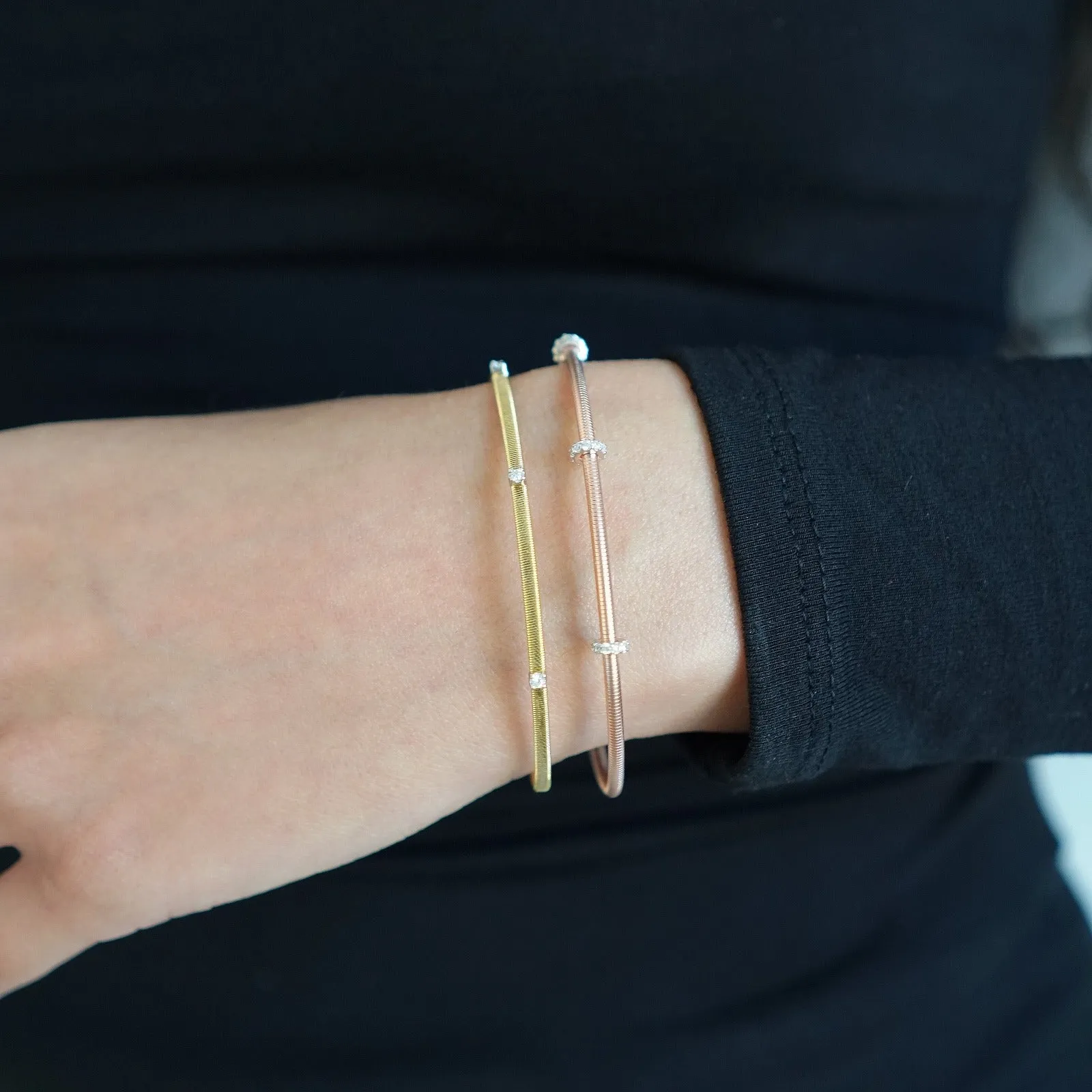 CZ Snake Cuff Bracelet