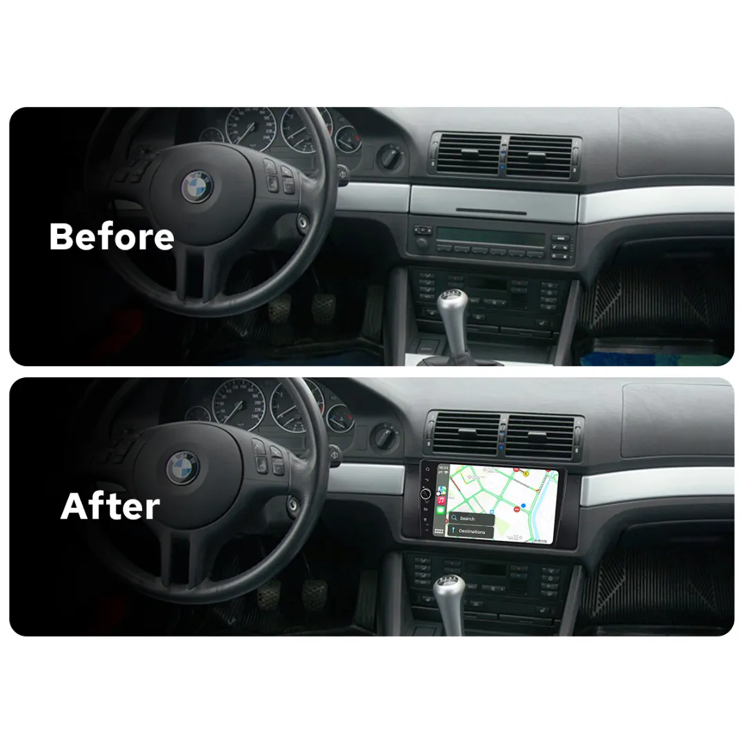 Daiko PRO Car Stereo Carplay Android Auto For BMW 5-Series E39 1995-2003