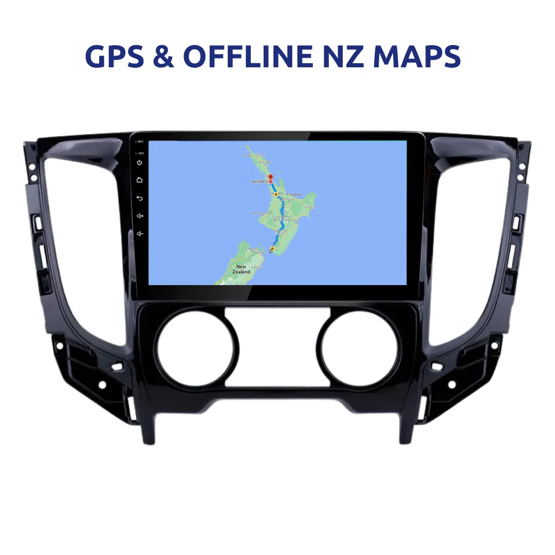 Daiko PRO Car Stereo Carplay Android Auto For Mitsubishi Triton 2015-20 Manual