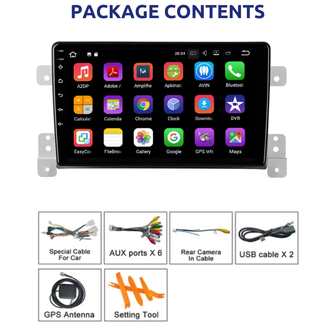 Daiko PRO Car Stereo Carplay Android Auto For Suzuki Grand Vitara 2005-2015