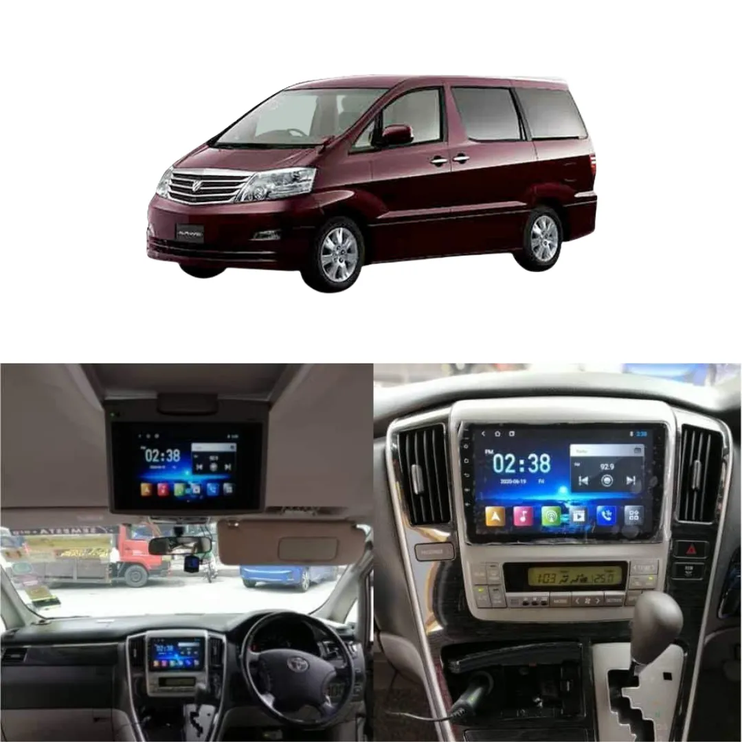Daiko PRO Car Stereo Carplay Android Auto For Toyota Alphard Vellfire 2005-2008