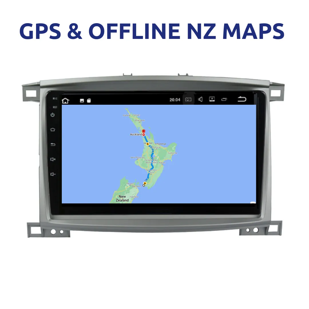 Daiko PRO Car Stereo Carplay Android Auto For Toyota Land Cruiser 100 2003-2008