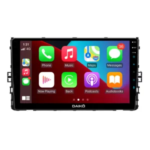 Daiko PRO Car Stereo Wireless Carplay Android 4GB RAM   32GB Auto For 2017  Volkswagen Golf, Tiguan, Polo, Terramont, Passat, Jetta / 2019  Transporter (T6)