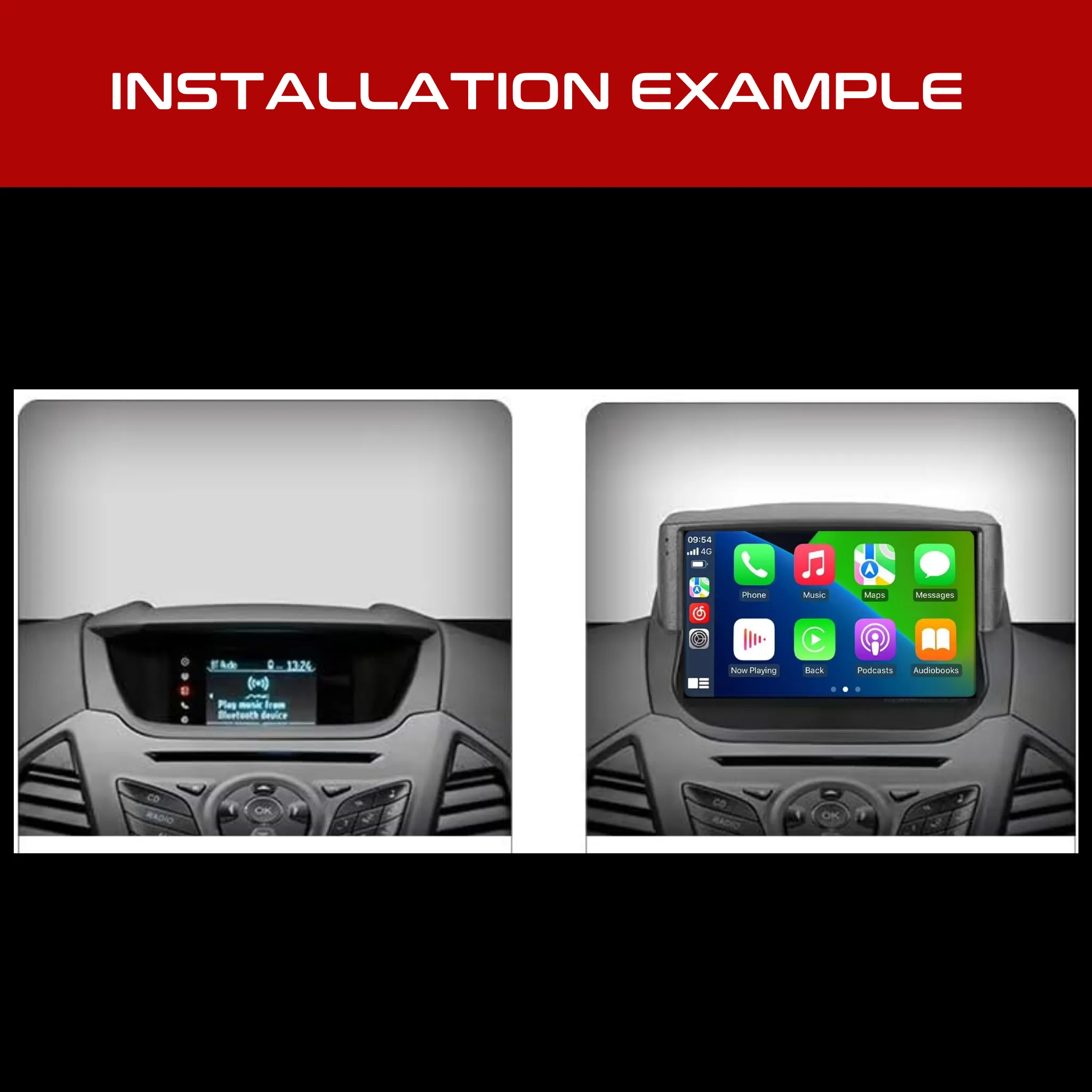 Daiko PRO Car Stereo Wireless Carplay Android Auto For Ford Ecosport 2013-2017