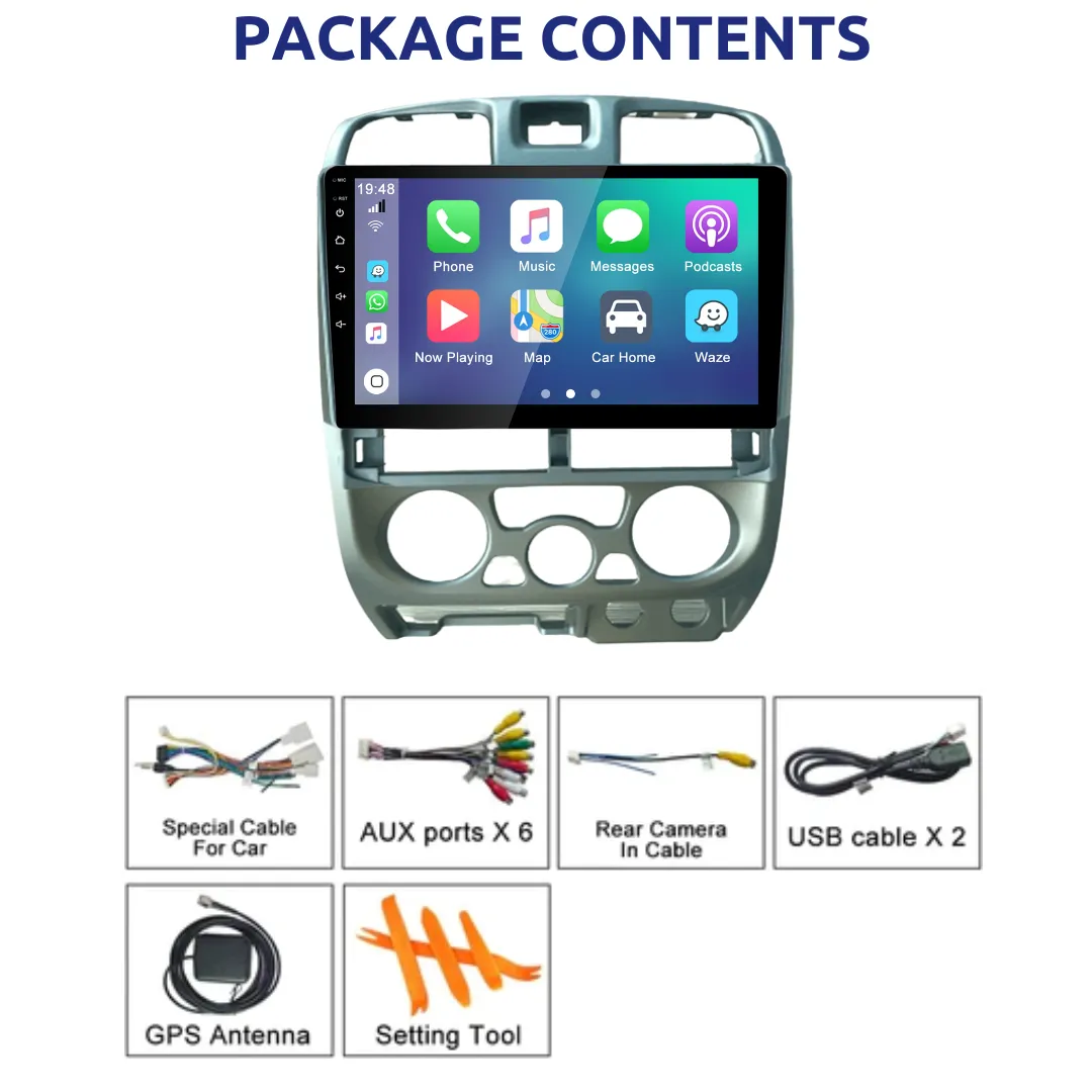 Daiko PRO Car Stereo Wireless Carplay Android Auto For Holden Rodeo 2002-2006